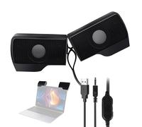 Haut-parleur USB pour ordinateur - stylish ordinateur portable, functional, clip externe, sur les haut-parleurs audio, mini appareil avec stéréo et | Multipurpose Outdoor Indoor Utility