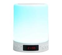 Haut-parleur Veilleuse Cadeaux pour Adolescentes, Lampe Horloge Intelligente pour, Radio-réveil Portables
