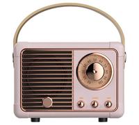 Haut-parleur vintage - audio sans fil rétro portable, accent de décoration mignon, ornement de bureau antique | Dispositif sonore de style classique avec divertissement de randonnée de camping pour la