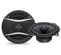 Caliber Haut Parleur Voiture - 2X Enceinte Voiture 100W - Haut Parleur coaxial 3 Voies - Matériel de Montage Inclus - Noir - 13 cm