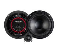 EMPHASER EM-VWF4 Système de composants Plug & Play 2 voies 15,5 cm Compatible avec les camionnettes VW T6.1, camping-car, haut-parleurs encastrables pour portes/tableau de bord 80 W RMS