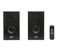 Haut-parleurs Actifs 2.0 FONESTAR CLASS-220N Noirs 2*RMS/45W 60-20000HZ entrées 2*Ligne AUX/2*RCA Récepteur BT 5.0 Télécommande à