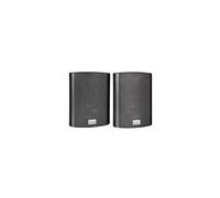 haut-parleurs actifs set 525-b | 2x30w 2x30w 2 voies | noir | avec support mural | boîtiers pour pc, bureau ou école