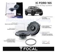Haut-Parleurs Arrière FOCAL Plug Et Play IC FORD 165 Pour FORD RANGER RAPTOR III