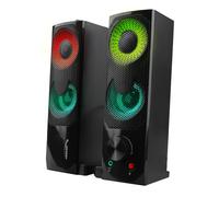 Haut parleurs avec fonction barre de son eclairage LED RGB 2x3W USB AUX RMS