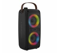 Haut-parleurs bluetooth portables Denver Electronics Noir LED RGB