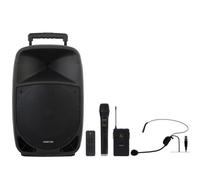 Haut-parleurs Bluetooth portables FONESTAR MALIBU-312 - Noir 250 W