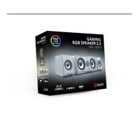 Haut-parleurs - C-TECH - SPK-16WH - 16W - Blanc - Rétroéclairage RVB