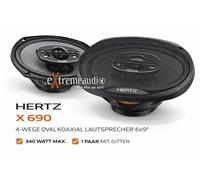 Hertz Paire de coaxiaux X 690 – 4 voies – 6"x9" – 340W Puissance crête
