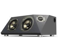 Haut-parleurs D’étagère Bluetooth 5.1, Moniteurs De Proximité Actifs Stéréo 2.0, Haut-parleurs Haute Puissance 55w×2, avec Fibre Optique, Disque U, Aux, Grey