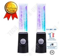 Haut-Parleurs Danse Eau Musique Fontaine Lumière Stéréo Noir Enceintes BLUETOOTH Water Dancing Décoration LED Lumineux DC 5 V USB