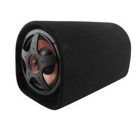 Haut-parleurs de Basse de Voiture avec Conception de Basse Unique pour des Performances Stables, Plastique ABS Anti-Collision, Idéal pour la Modification Audio de Voiture, Cuir Noir, 16,9 X