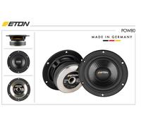 Haut-parleurs de milieu de gamme ETON POW 80 80 mm (3"), haut-parleurs de voi...