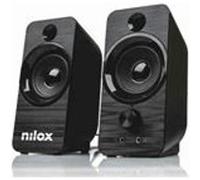 Nilox Haut-parleurs de PC NXAPC02 – 6W – Noir