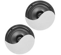 Power Dynamics NCBT5 - Lot de 2 Haut-Parleurs de Plafond Bluetooth - Blanc, 5,25 Pouces, 40 Watts, Design Élégant, Enceintes Public Address, Idéal pour Les Bars, Magasins, Restaurants…
