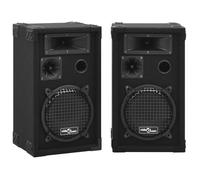 Haut-parleurs de scène passifs - vidaXL - 800W - Noir - 28,5x24,5x47 cm - Réponse en fréquence 30Hz - 20KHz