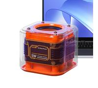 Haut-parleurs de voyage sans fil - Caisson de basses stéréo portables - Lecteurs intelligents pour chambre à coucher, randonnée, vélo, douche, plage, bureau, voiture, garage, feu de camp, fêtes, cour