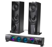 AudioCore Barre de son PC AC955 3Wx2 LED USB 5v Line-in