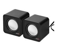 AudioCore Haut-parleurs stéréo compacts AC870 APT-X 2.0W PC 2 x 3W RMS Noir (AC870 S)