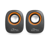 Media-Tech IBO MT3137W - Haut-parleurs - pour PC - 6 Watt (Totale) - blanc