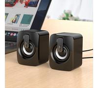 Haut-parleurs d'ordinateur USB 3,5 mm PC Sound Box HIFI Microphone stéréo