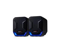 Haut-parleurs d'ordinateur USB 6W Bleu&Noir AC865 B