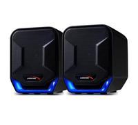 Haut-parleurs d'ordinateur USB 6W Blue&Black Audiocore AC865 B - Haute qualité - Son naturel - Design moderne