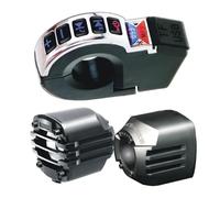 Haut-parleurs Guidon sans Fil - Système Audio Étanche, Boîtier De Montage Robuste, Stéréo 20W X 2 + Pilotes 2,5 Pouces, Composite ABS De Haute Qualité - pour Moto Et Scooter