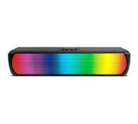 KROM K-Pop- Barre de Son 2x3 RMS, Son stro, Bluetooth, Emplacement pour Carte TF, LED RVB, USB, Connexion auxiliaire Jack 3,5 mm,