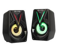 Haut-parleurs LED PC Ordinateur Portable Multimédia 2.0 Audio Jack 3.5mm USB