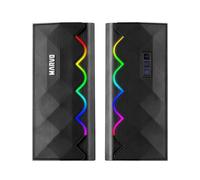 Haut-parleurs Marvo SG-269, 2.0, 6W, noir, contrôle du volume, gaming, 160Hz-20kHz, RGB, tactile