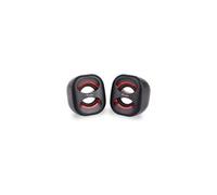 Haut-parleurs Mini USB - EQUIP - 245331 - Filaire - 2.0 canaux - Noir Rouge
