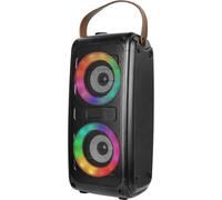 Haut-parleurs noirs sur roulettes - haut-parleurs - 20 W - 6 pouces