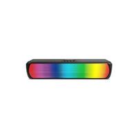 Krom Gaming Barre de son KROM K-Pop Bluetooth LED RGB Stéréo 2x3 RMS Noire