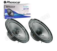 Haut-Parleurs Paire pour Voiture Phonocar 66126 Double Cône 165mm 120WMax