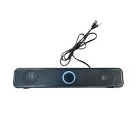 Haut-Parleurs Pour Bureau Ordinateur - Enceintes USB avec Son Stéréo - Barre De Son Alimentée Par USB Avec Puissant Pour Ordinateur Tablette Maison Voiture Salle De Classe Projecteur TV Scène Musi