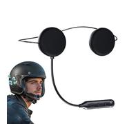 Haut-Parleurs pour Casque | Écouteurs pour Casque Moto,Interphone Intelligent Extra-Plats 12mm avec Contrôle Musical et Réponse Automatique pour Sports Motorisés et Communication en Extérieur