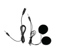 Haut-parleurs pour casque - Microphone de moto, audio mains libres, solution de gestion des câbles | Accessoire de communication pour vélo de sport, cyclisme, moto, motoneige, aventure en pl