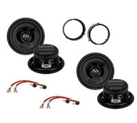 Haut-parleurs pour Mercedes W124 Classe E avant arrière 2x paires Musway CSM120X