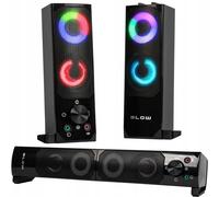 Haut-parleurs RGB LED 2.0 Soundbar Computer