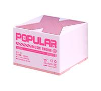 Haut-Parleurs Sans Fil 5.0 Haut-Parleur Audio USB Rechargeable HIFI Sound Box Player Haut-Parleur pour Ordinateur Portable PC Rose