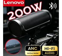 Haut-parleurs sans fil portables Lenovo TF USB FM, double haut-parleur, lecture stéréo, diffusion vocale, caisson de basses, haut-parleur Bluetooth, pour le public. Green
