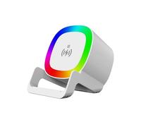 Haut-parleurs sans fil pour la maison, lecteur audio avec veilleuse, haut-parleur de bureau de voyage avec bon son, accessoire électronique avec construction robuste pour chambre à coucher, salon