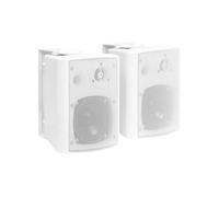 Haut parleurs stéréo muraux 2pcs blanc intérieur extérieur 80 W