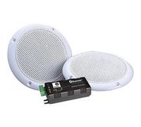 Haut-parleurs WATERPROOF Hifi 80W plafond encastrable amplifiée compatible Smartphone Google Home Bluetooth Amazon Alexa G