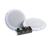 Haut-parleurs WATERPROOF Hifi 80W plafond encastrable amplifiée compatible Smartphone Google Home Bluetooth Amazon Alexa