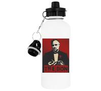 Haut Pistolet Inspiré Combattant Jet Bouteille D'eau Blanche Flacon À Boire En Métal Water Bottle Metal Flask