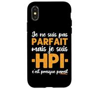 Haut Potentiel Intellectuel Humour HPI Cadeau Coque pour iPhone X/XS