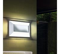 Applique murale d'extérieur à LED éclairage de chemin de lampe de maison de garage IP44 en acier inoxydable chromé