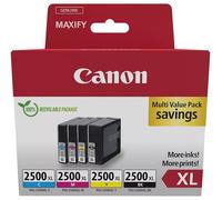 Haut Rendement Véritable Encre Cartouches, Lot - 2500XL BK/C/M/Y - 9254B010